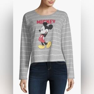 Disney striped crop top